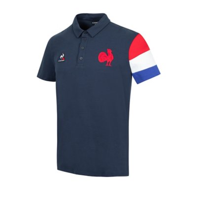 Polo le shop coq sportif brun