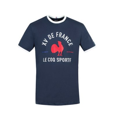 MAILLOT BLEU XV de France home / Taille 14 ans / Le Coq Sportif EUR 20,00 - FR