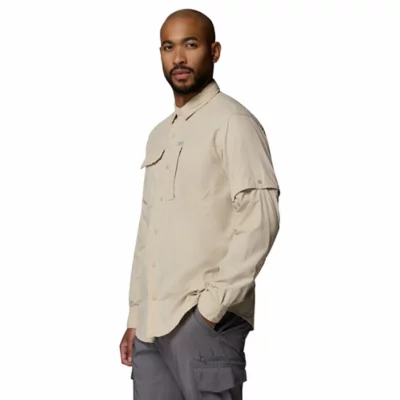 Chemise De Randonnée REI Homme, Manches Longues, Nylon Bleu, Taille M, Très Bon état