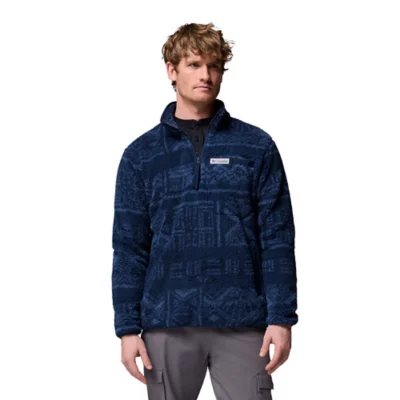 Polaire Demi-zip Homme Rugged Ridge High Pile Half Zip Bleu
