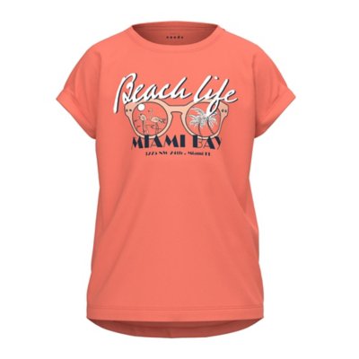 Tee-shirt à manches courtes enfant NKFVIOLET CAPSL  F1 Multicolore 2146772 NAME-IT