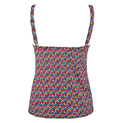 Haut De Maillot Tankini Armatures Short Stories - Padded Floral Asiatique - Maintien Parfait & Style Élégant - Polyamide Recyclé