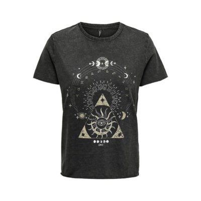 Tee-shirt à manches courtes femme Lucy Life Multicolore 215721  ONLY