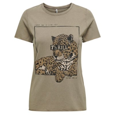 Tee-shirt à manches courtes femme Lucy Life Multicolore 215721  ONLY