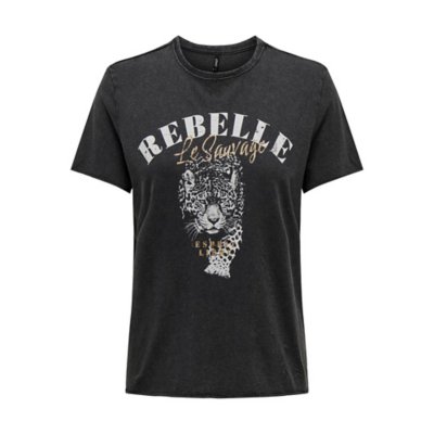 Tee-shirt à manches courtes femme Lucy Life Multicolore 215721  ONLY