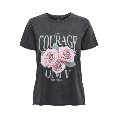 Tee-shirt à manches courtes femme Lucy Life Multicolore 215721  ONLY