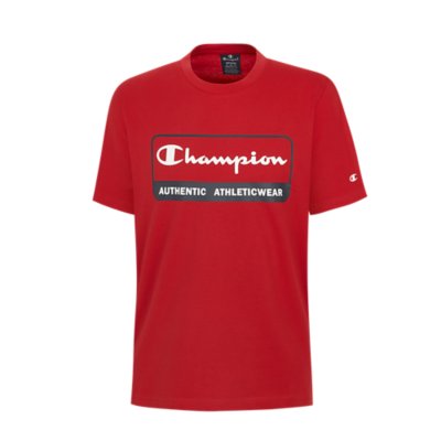 T shirt champion store homme rouge