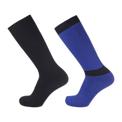 Chaussette de Ski pour Homme,Unisex Chaussettes de Ski,Chaussettes de Ski  Homme Femme,Longues Thermique Chaussettes Hautes,Bleu Noir Crevice  Chaussettes de Ski,Randonnée,Cyclisme,Sport D'Hiver,1 Paire : :  Mode