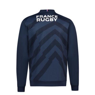 Sweat à Capuche Officiel Equipe De France De Rugby FFR - 60% Coton 40% Polyester, Collection XV De France - 11