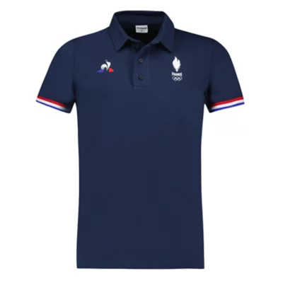 Polo à manches courtes homme Équipe de France Olympique N°2 LE COQ SPORTIF