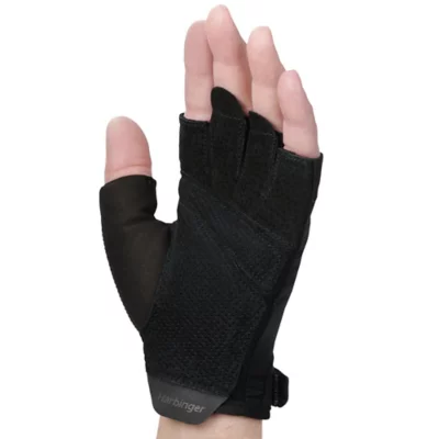 Gants De Musculation Antidérapants Pour Homme Et Femme – Respirants, Rembourrés, 2 Paires Noires