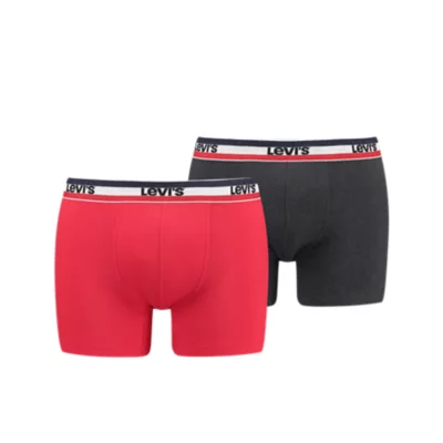 Boxer Homme Sportswear Logo Brief Rouge et noir LEVIS | INTERSPORT