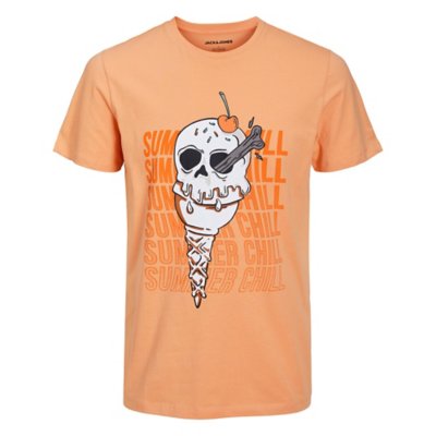 Tee-shirt à manches courtes garçon JJTIDAL  CREW NECK Multicolore 2241030 JACK JONES JUNIOR