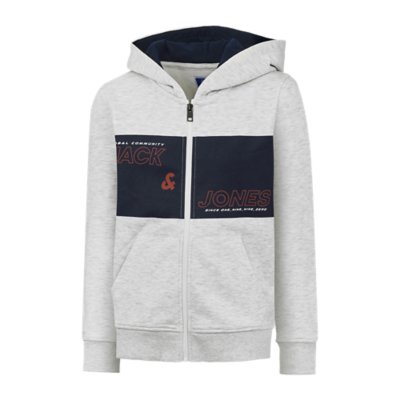 Jack & Jones Junior JORLAKEWOOD SWEAT ZIP BF JNR - Sudadera con cremallera  - navy blazer/azul marino 