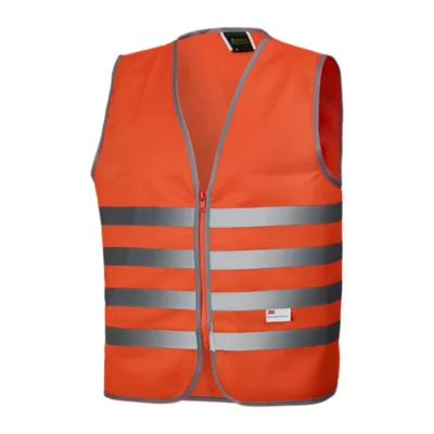 Gilet De Sécurité Réfléchissant En Gros Pour Activités De Plein Air, Cyclisme, Jogging, Marche Pour Homme Et Femme, Orange, Petit
