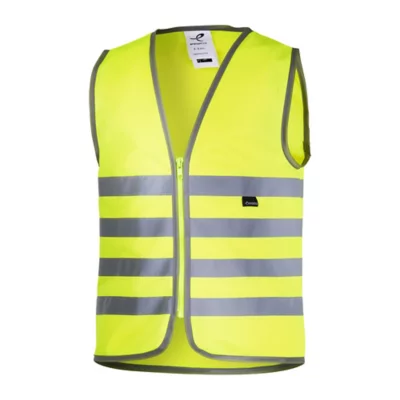 Gilet De Sécurité Jaune Taille E - Zippé, Réfléchissant - Neuf - Marque Générique