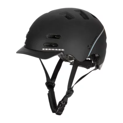 Casque De Vélo Adulte Animiles Avec Lumière USB Rechargeable – Noir, Homme/femme