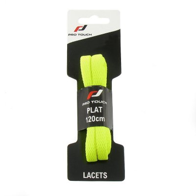 Lacets Plats 120 Cm JAUNE PRO TOUCH INTERSPORT