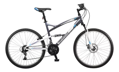 Mountain Bike Vtt Suspendu Homme 26 Pouces Roue Velo Freerider 26
