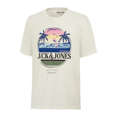 Tee-shirt À Manches Courtes Homme Circle Tee JACK JONES INTERSPORT