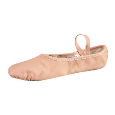 Chaussure de Ballet Rose en cuir Demi Pointe Enfant