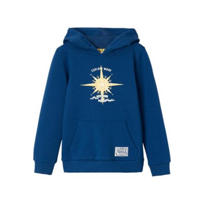 Sweat-shirt Zippé Name It Pour Garçon - Col Montant, Manches Longues, Coupe Normale - Sweat Confortable Quotidien