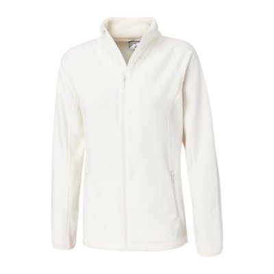 gilet polaire femme blanc