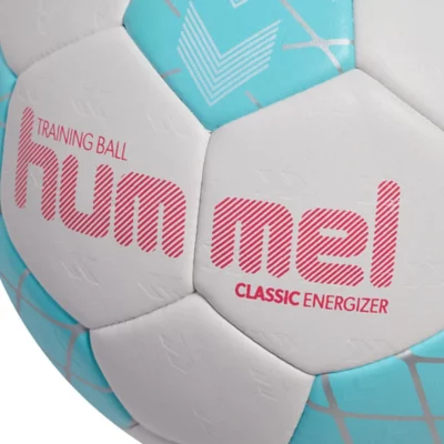 Ballon De Handball HMLClassic Energizer Blanc, bleu et argent HUMMEL