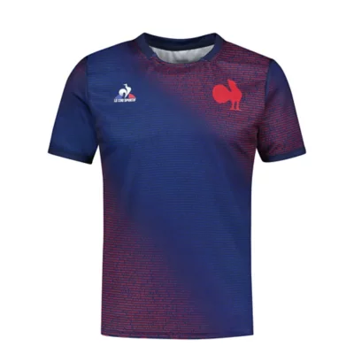 Maillot de rugby homme FFR XV de France Pré-match 23/24 LE COQ SPORTIF