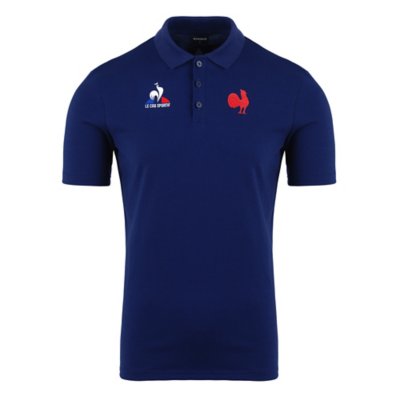 Maillot Rugby Homme XV De France 2024 Domicile – Officiel Le Coq Sportif Bleu – Coupe Confort & Liberté