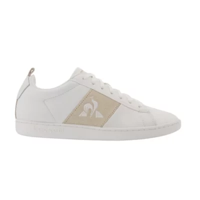 Basket Blanche Femme Elsa Knit Basket Le Coq Sportif Femme Gris Le