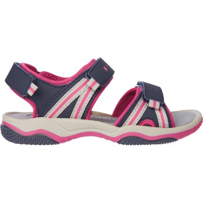 Sandales Randonnée Intersport Femme – Taille 39 – Grises Et Bleues – Toile Et Nubuck