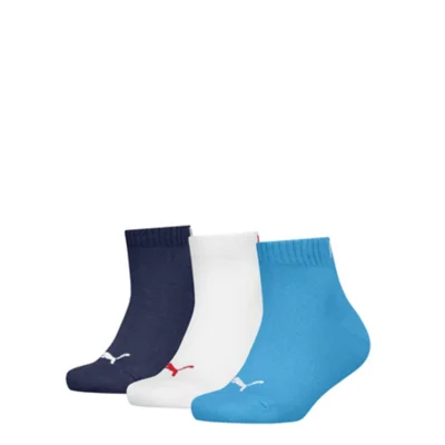 Chaussettes Garçon Quarter 3P Rouge et marine PUMA | INTERSPORT