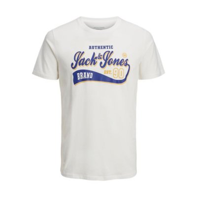 JACK & JONES Jprblunixs Henley Ss Tee Sn T-shirt pour homme, Bleu céruléen, L