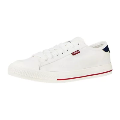 Levi's Basket Toile Chaussea Chaussures Levis Blanche Baskets