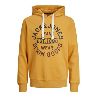 JACK & JONES Homme Pull à Capuche Hoodie Corp Logo Divers Couleurs M-XXL