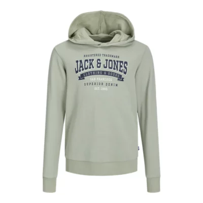Sweatshirt à capuche garçon Logo JACK JONES JUNIOR