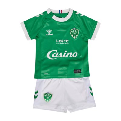 ensemble de football enfant as saint-étienne domicile mini kit 26/27