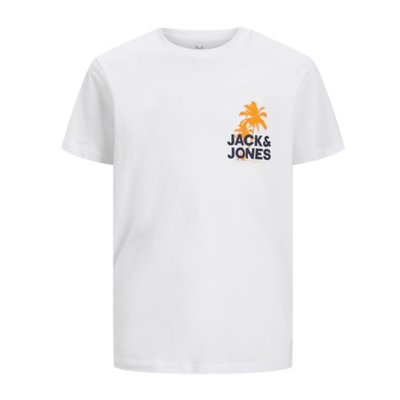 T-shirt Tiger Tennis Club – Manches Courtes, 100% Coton – Blanc – Pour Enfants