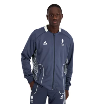 Sweatshirt Zippé Homme Training Équipe De France LE COQ SPORTIF