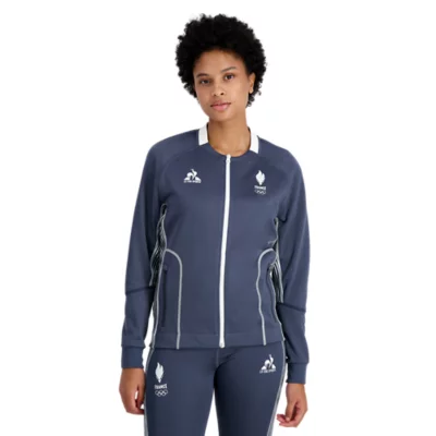 Sweatshirt Zippé Femme Training Équipe De France LE COQ SPORTIF