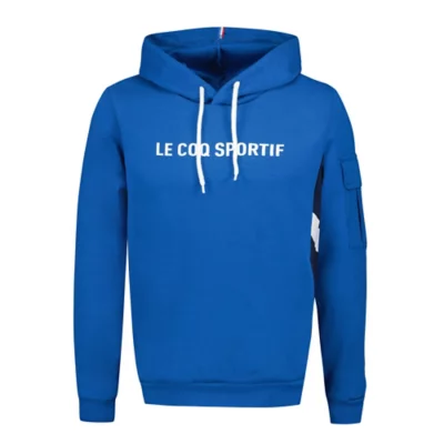 Sweat à Capuche Homme Demi-zip – Tissu Polyester/coton, Style Sport Décontracté, Poches Zippées, Pour Toutes Saisons