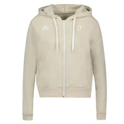 Clothing Le Coq Sportif Femme Running Sweatshirt Zippé À Capuche