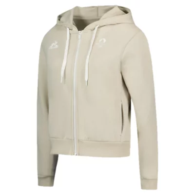 Capuche Femme Manteau Le Coq Sportif Femme Sweatshirt Zippé À