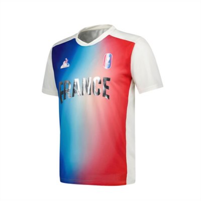 maillot à manches courtes homme pro performance équipe de france olympique