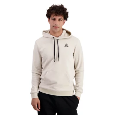 Jo 2024 Sweat Le Coq Sportif Homme Beige Sweat Capuche Jogging Le