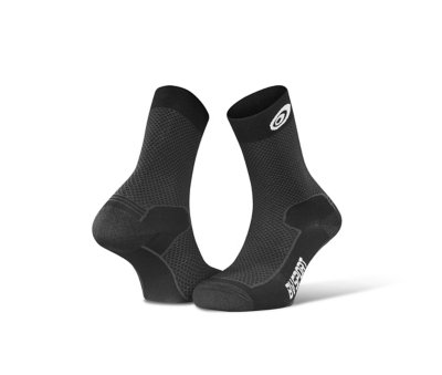 Chaussettes basses compression courtes Noire-Grise