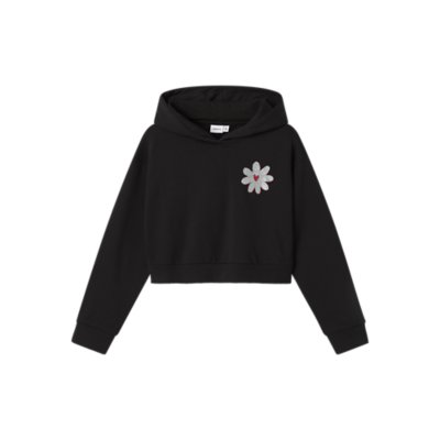 NAME IT Mädchen Nkfrycca Ls Nreg Sweat Wh Bru Box