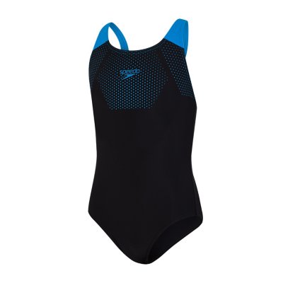 Maillot Speedo Infinity Splice Xtra Life en élasthanne Lycra (tailles 7 à 16), Fille, 829832, Bleu mer profond, 7