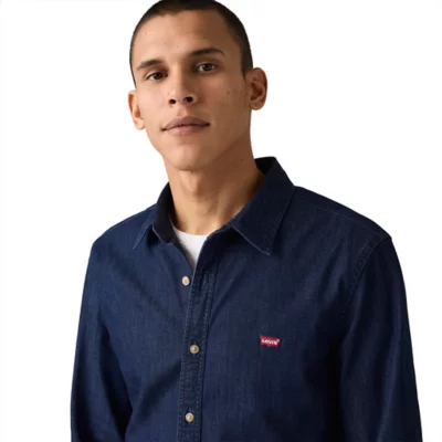 Chemise Levi's Pour Homme - Bleu Classique - Taille M - Très Bon état Occasion